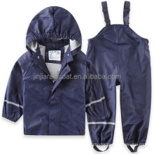 Fashionable waterproof children raincoat with rain pants Chaquede lluvia con pantalones